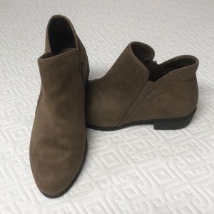 Brown booties